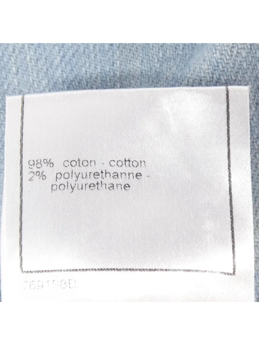 Chanel 07P Jeans Blue